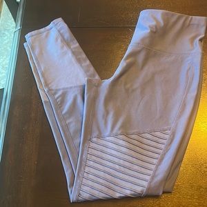 Purple athletic leggings